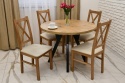 Okrągły stół Jaga Fi 90 cm rozkładany do 190 cm oraz 4 krzesła K-22 (różne wymiary i kolory)