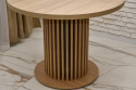 Okrągły stół Lamel P o wymiarach do wyboru oraz krzesła Siena