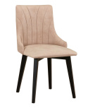 Tapicerowane krzesło muszelka, krzesło Monti 5 PP