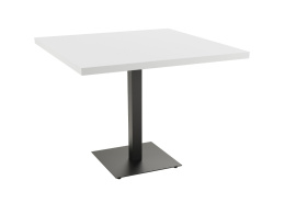 Nieduży, kwadratowy stół Tigo, dostępny w trzech rozmiarach, kolor blatu do wyboru