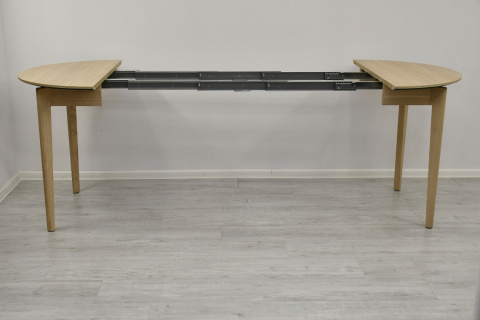 Nietuzinkowy stół DPL 05 fi 90 do 210 cm jasny dąb Nietuzinkowy stół DPL 05 fi 90 do 210 cm jasny dąb