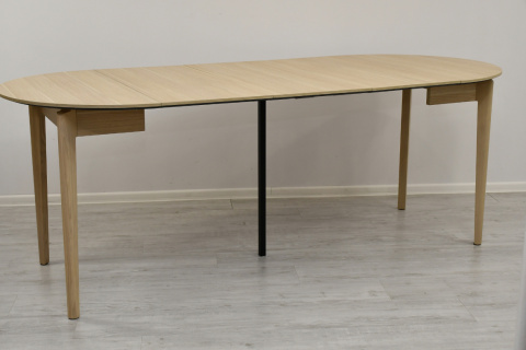 Nietuzinkowy stół DPL 05 fi 90 do 210 cm jasny dąb Nietuzinkowy stół DPL 05 fi 90 do 210 cm jasny dąb