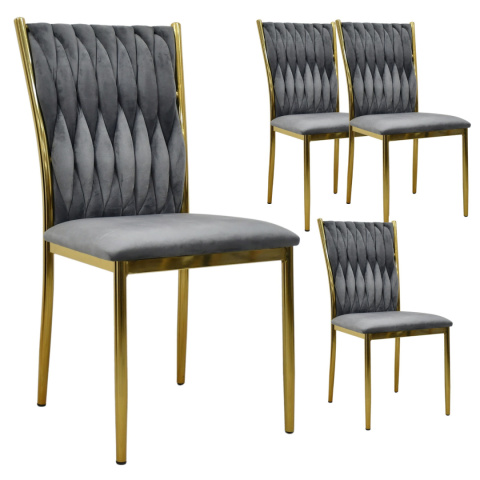 Zestaw 4 krzeseł El-da, nowoczesny design Zestaw 4 krzeseł El-da, nowoczesny design