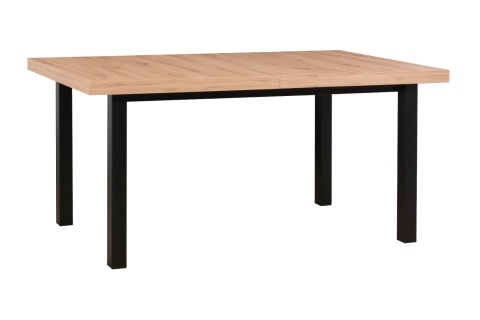 Loftowy stół z grubym blatem Modena 5 92x160 rozkładany do 200