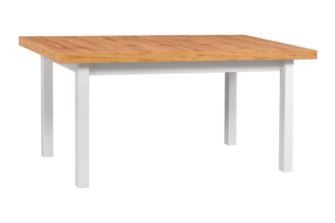 Loftowy stół z grubym blatem Modena 5 92x160 rozkładany do 200