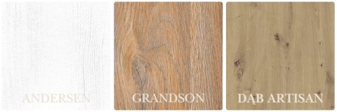 Nierozkładany, okrągły stół Oslo 3 fi 100 cm