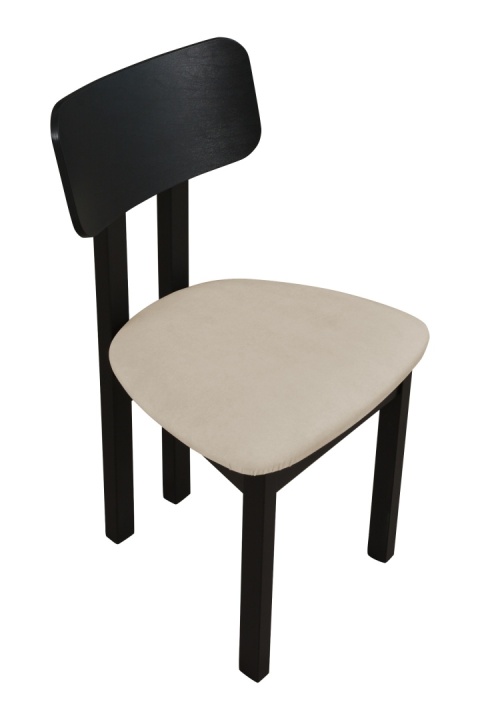 Rozkładany, okrągły stół Poli 4 oraz 4 krzesła Divo 2