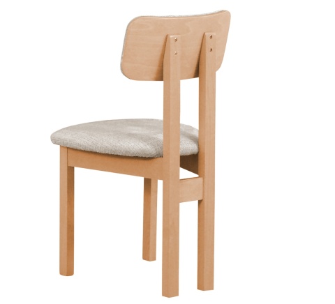 Rozkładany, okrągły stół Poli 4 oraz 4 krzesła Divo 4