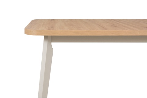 Stół z zaokrąglonymi rogami Oslo 6 80/140-180