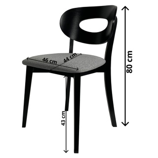 Efektowne krzesło Aruba, polska produkcja