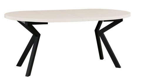 Loftowy, okrągły stół Ikon 8 fi 100 do 180 cm