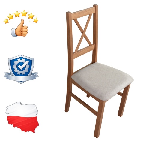 Krzesło z krzyżakiem Nilo 10