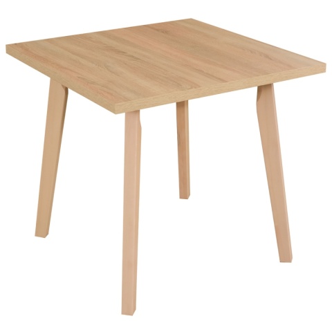 Nierozkładany, mały kwadratowy stół Oslo 1 80x80, personalizacja kolorystyki